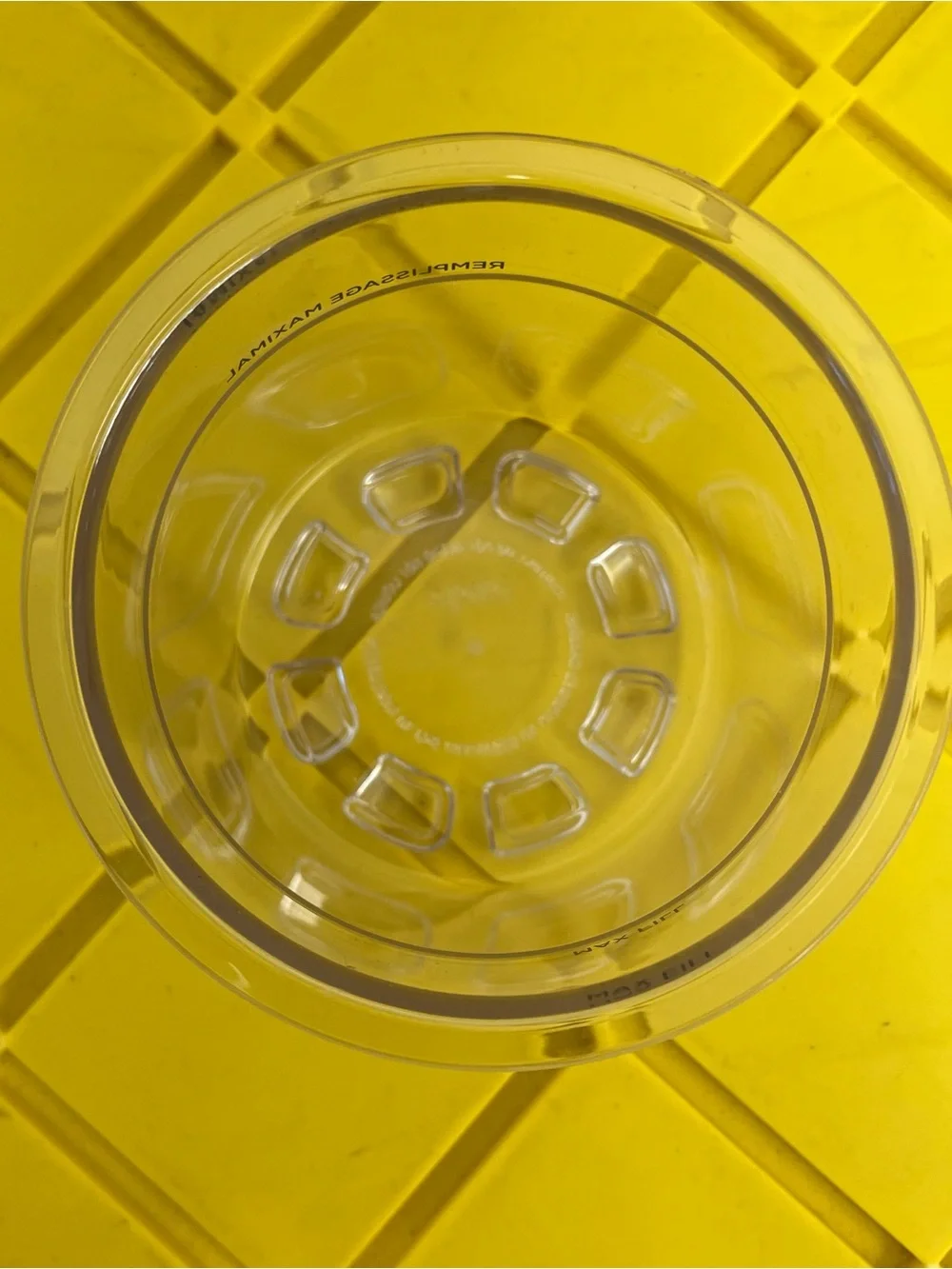 Ninja clear plastic