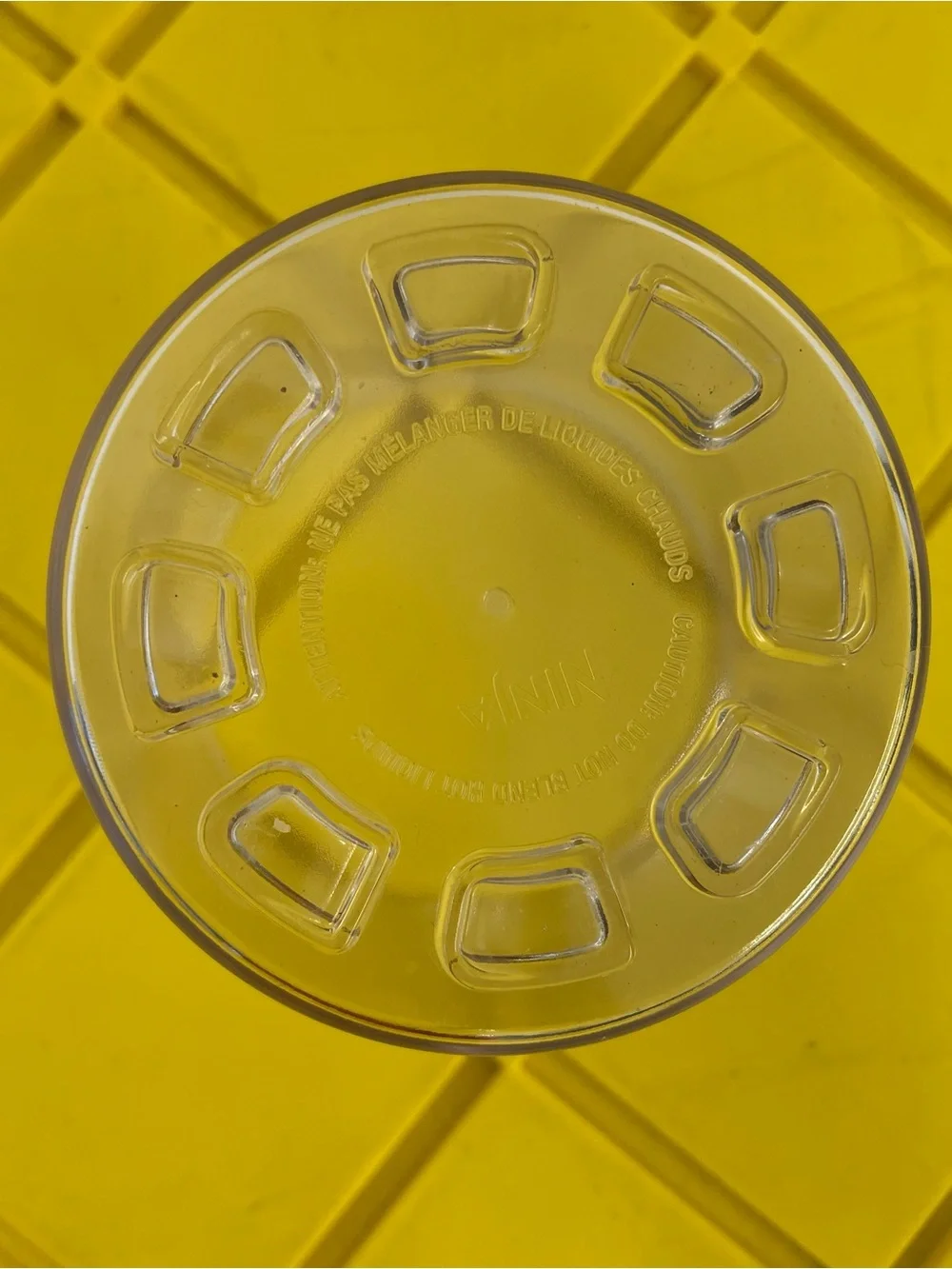 Ninja clear plastic