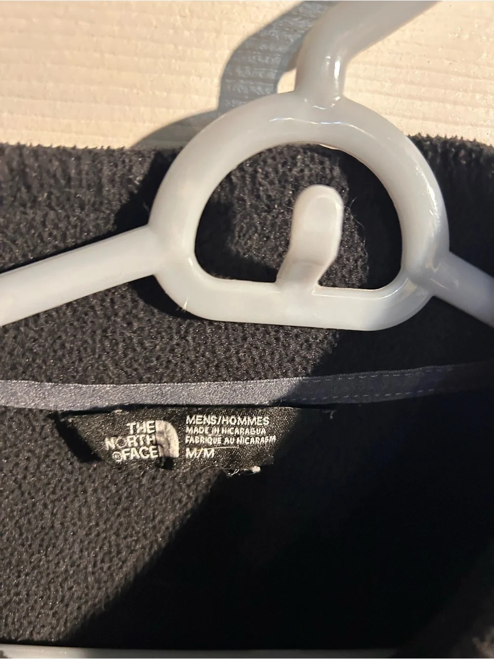The North Face Black Fleece Jacket with Embroidered Logo