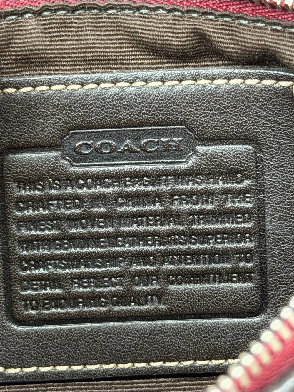 Coach clean smoothly