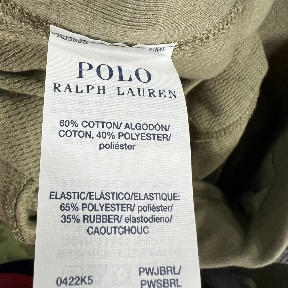 Polo Ralph Lauren Sleepwear Joggers Mens Medium Green Camo Drawstrings New
