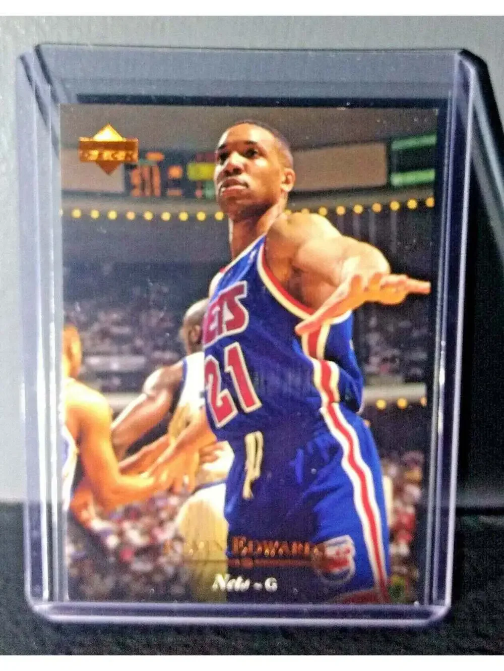 1995-96 Upper Deck Kevin Edwards #88 Basketball Card