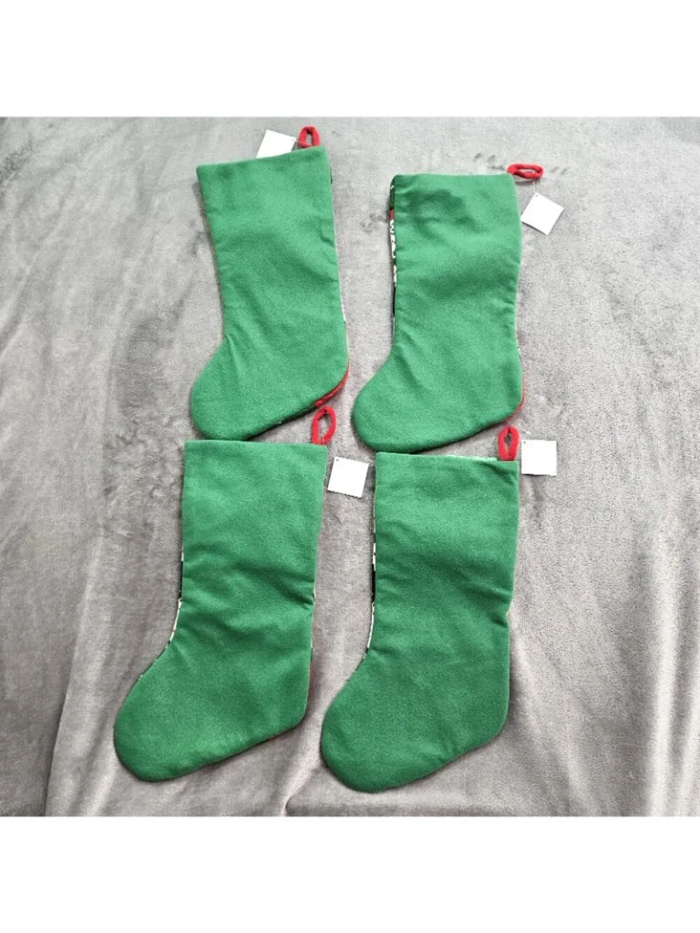 NEW Christmas Stocking Cats Fair Isle Paw Prints 17