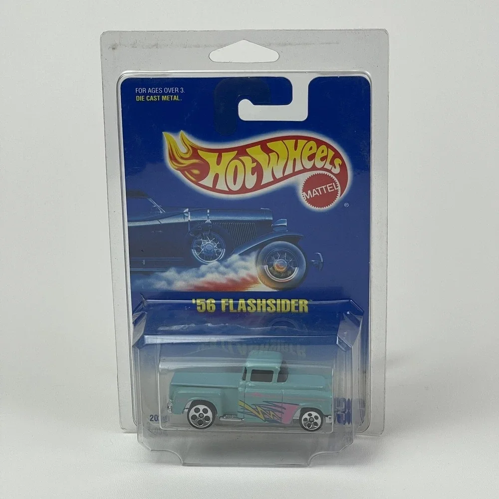 Hot Wheels 56 Flashsider 136 Blue Card 1991 Graphics 2029