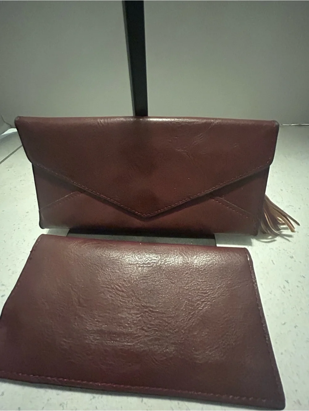 N/A sleek maroon