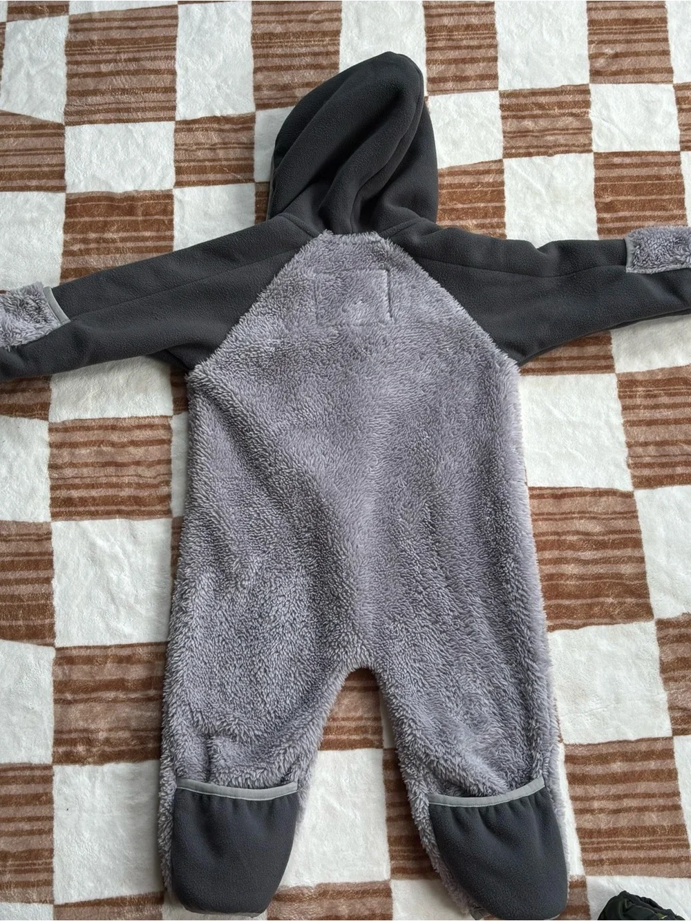 The North Face soft gray