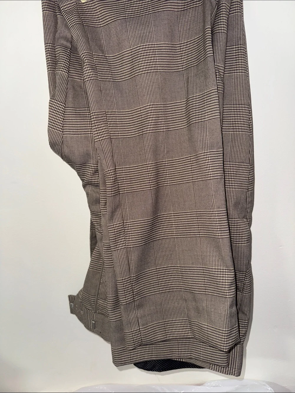 Banana Republic Black & Tan Plaid Tailored Pants