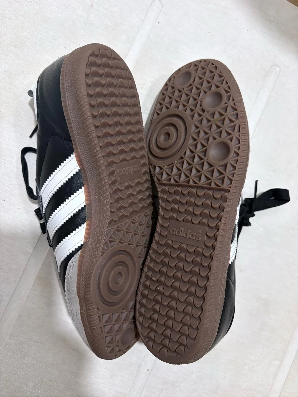 adidas Black White Grey Samba Classic Sneakers