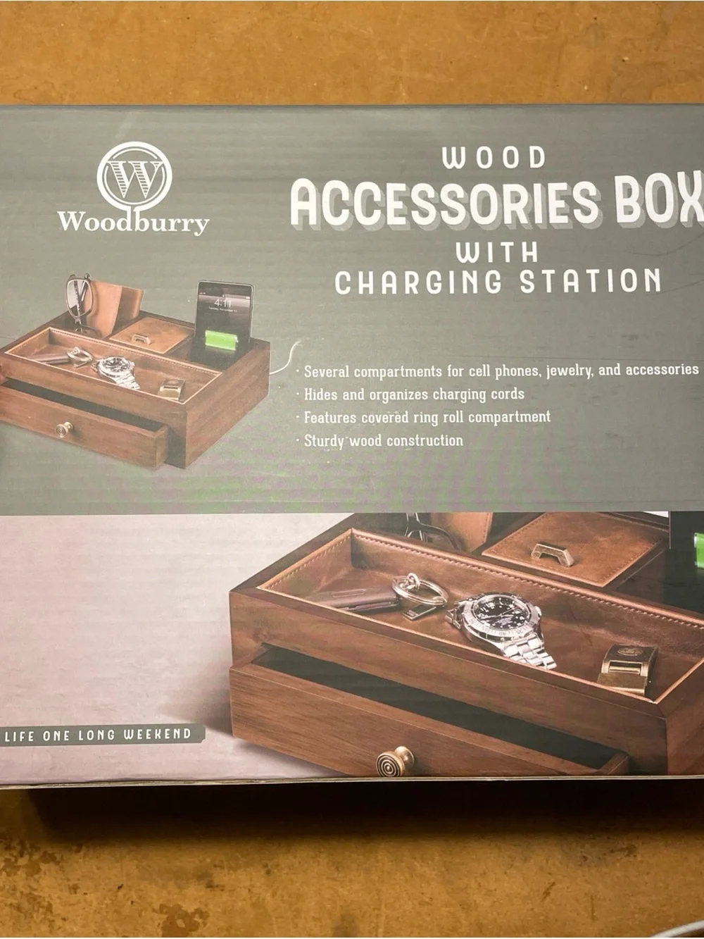 Woodbury brown wood