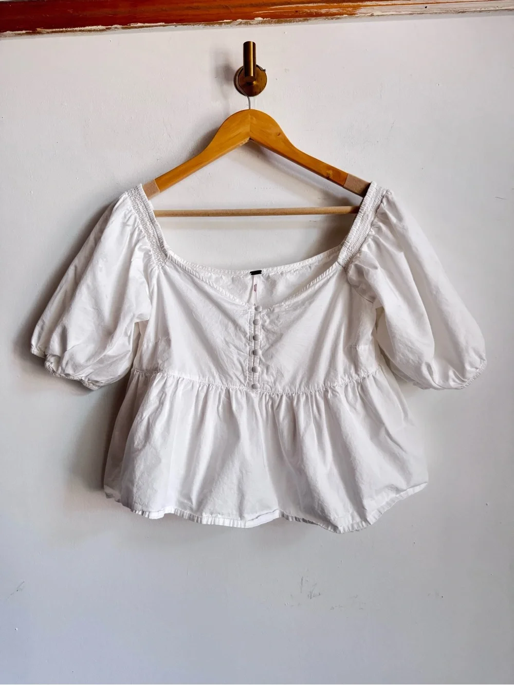 Free People poplin top
