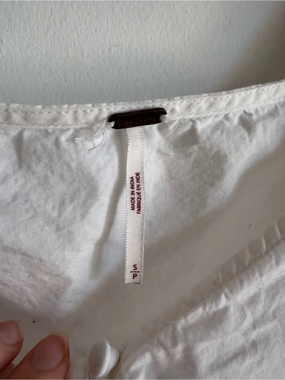 Free People poplin top