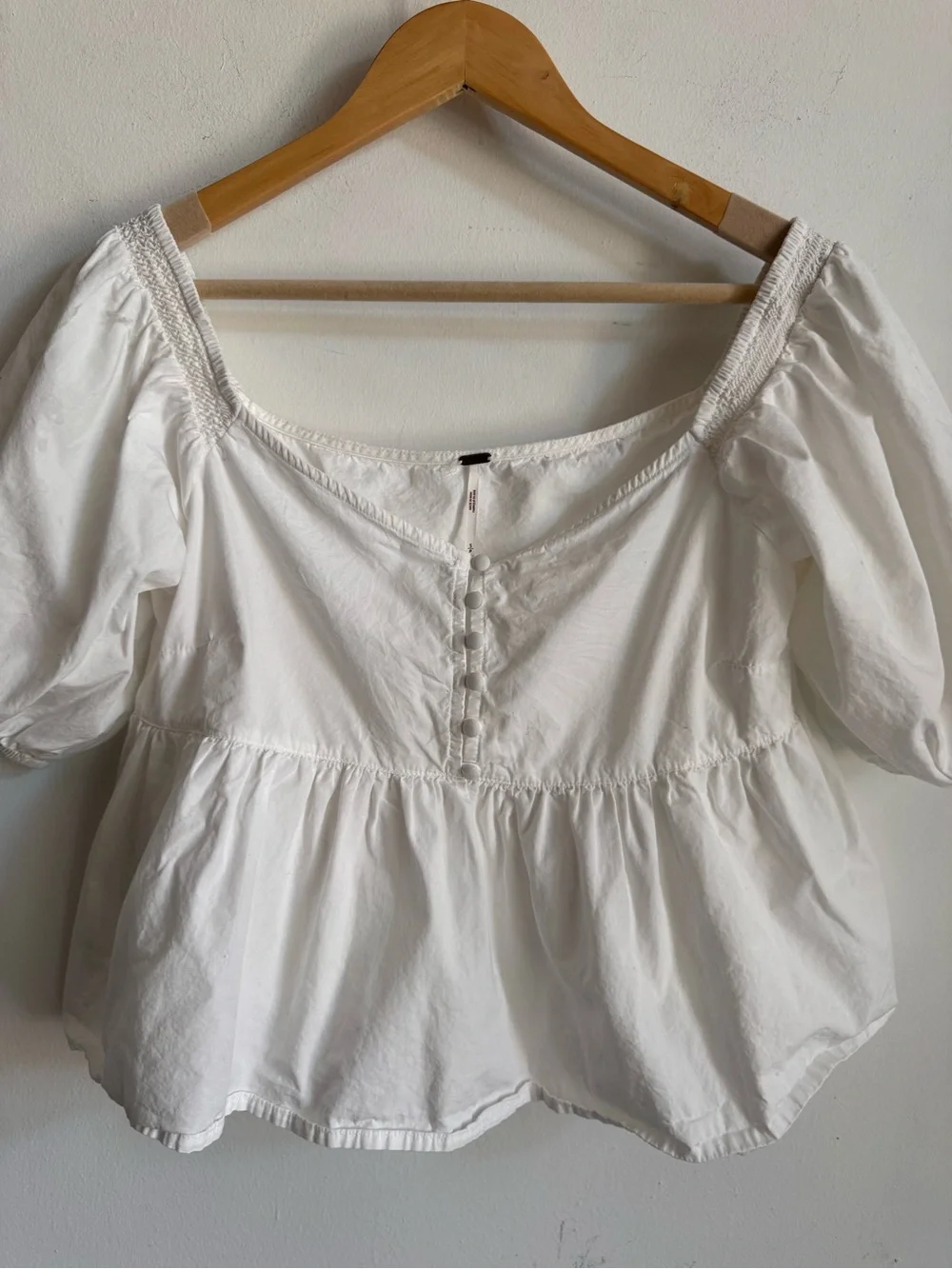 Free People poplin top