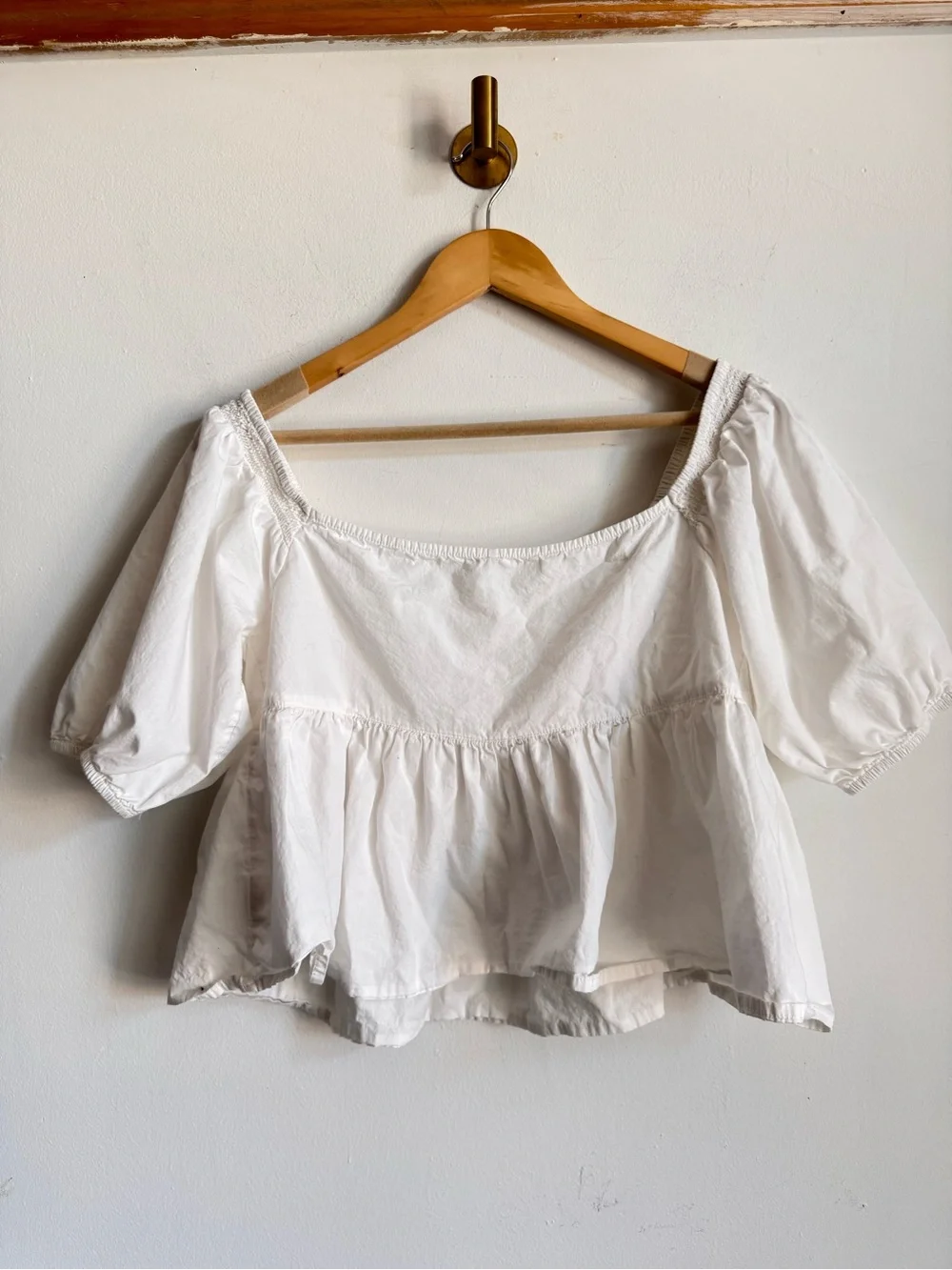 Free People poplin top