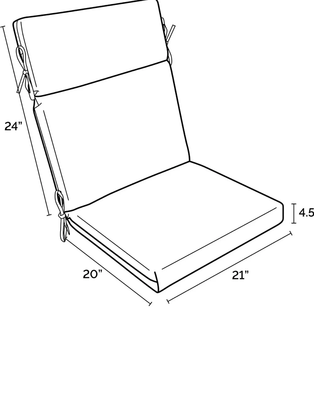 Arden B plush chair
