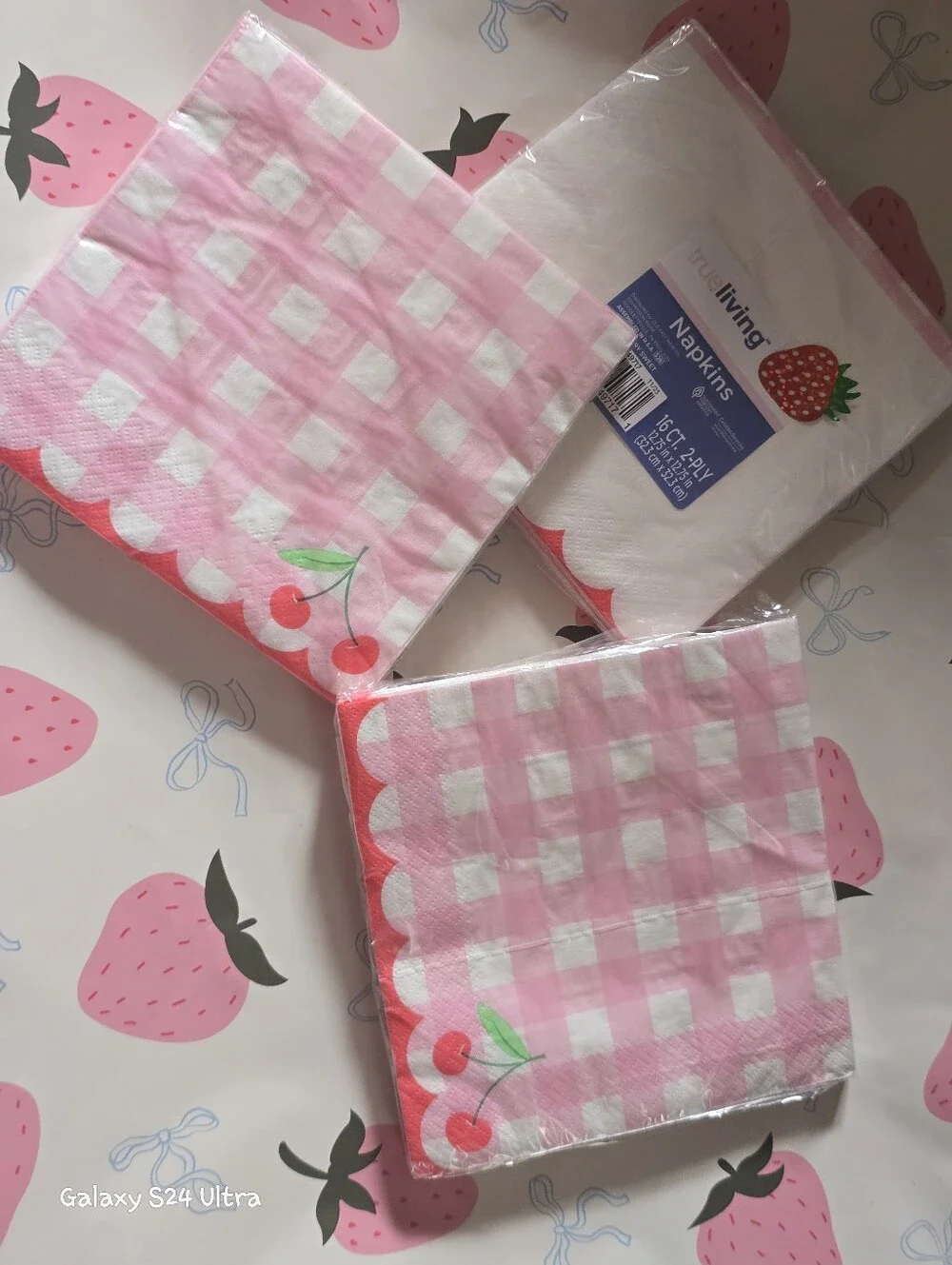 N/A cherry gingham