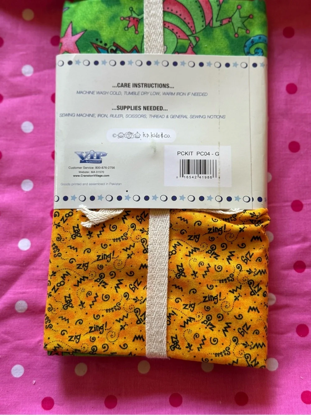 VIP pillowcase sewing