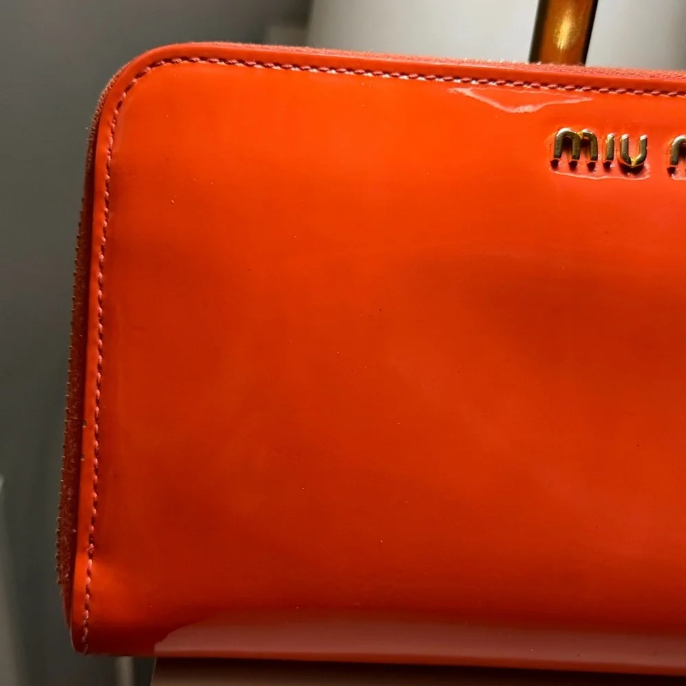 Miu Miu bold orange