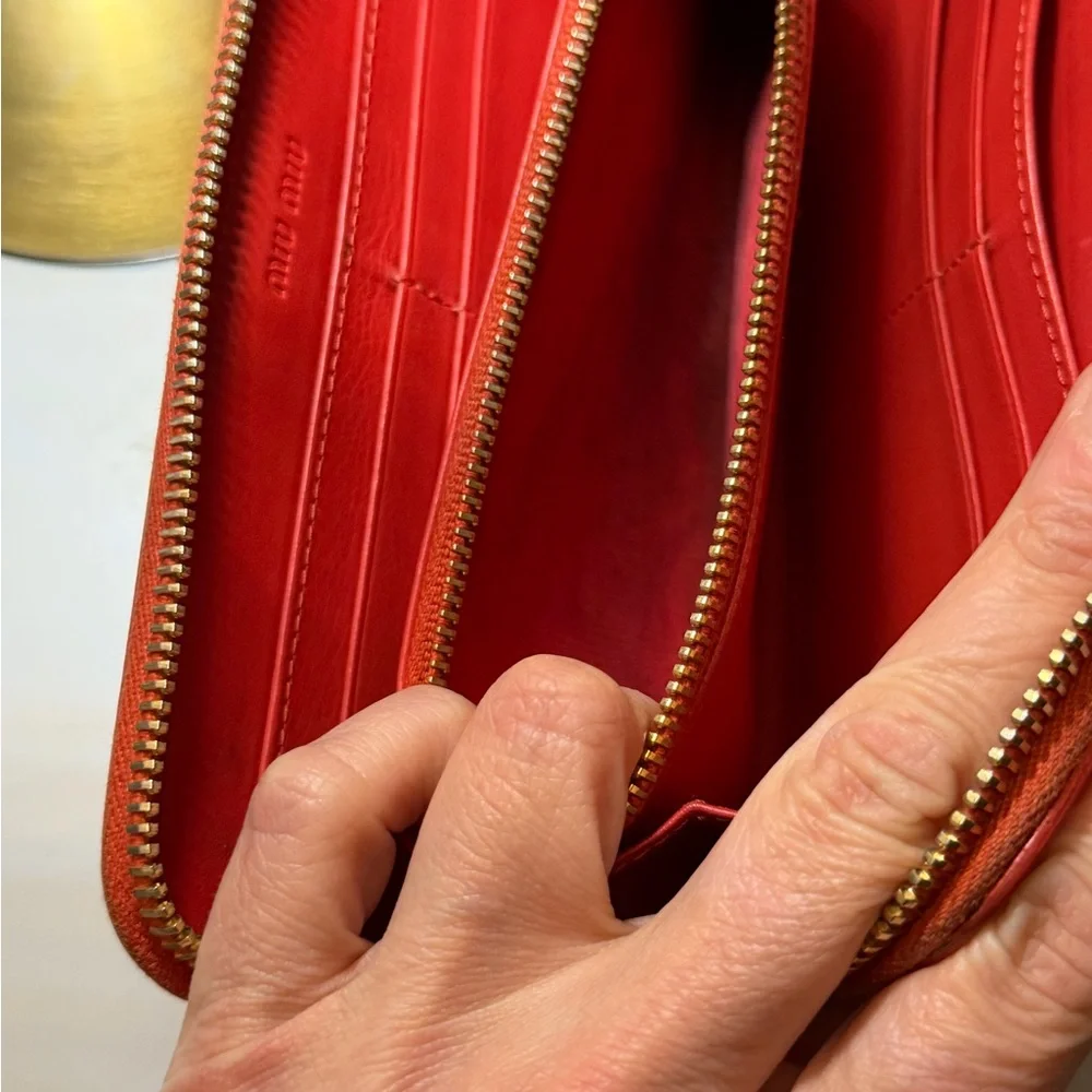 Miu Miu bold orange