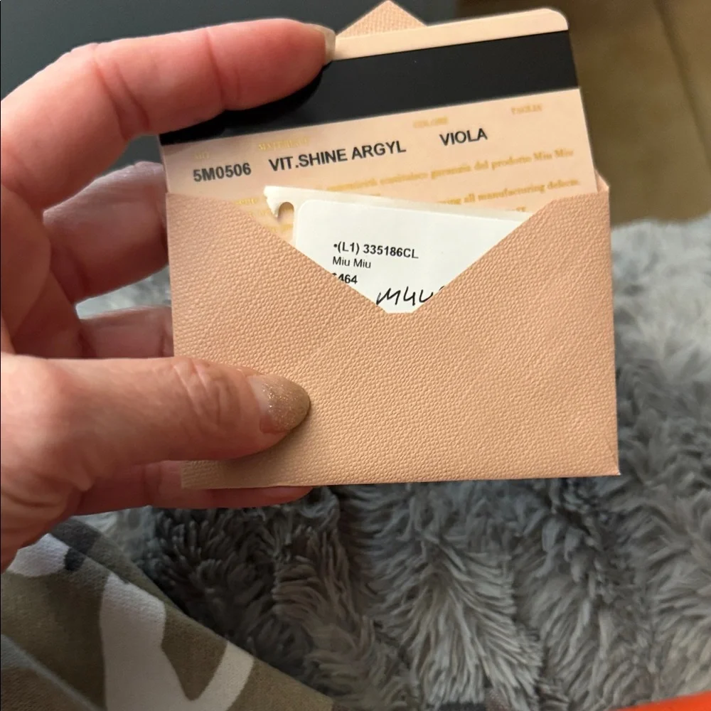 Miu Miu bold orange