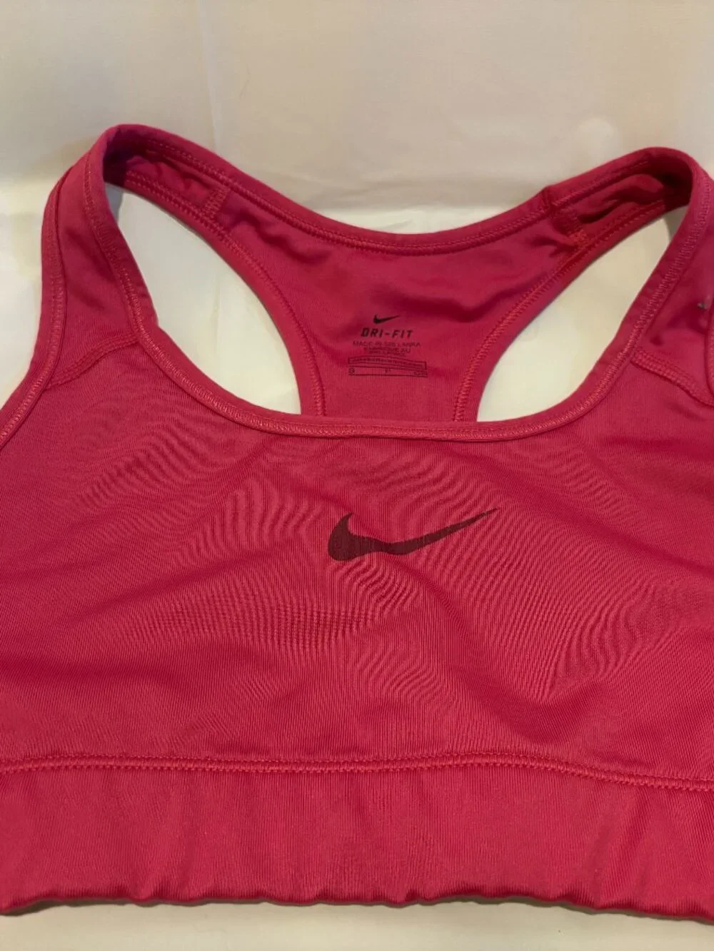 Womens Nike Size S Dri Fit Pink Racerback Sports Bra
