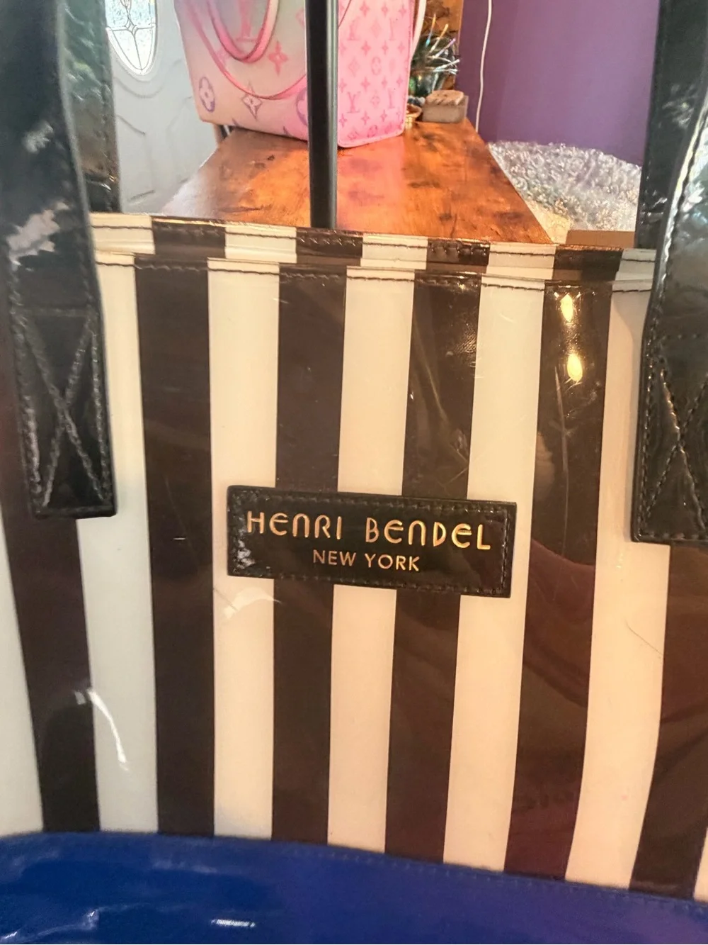 henri bendel clear tote