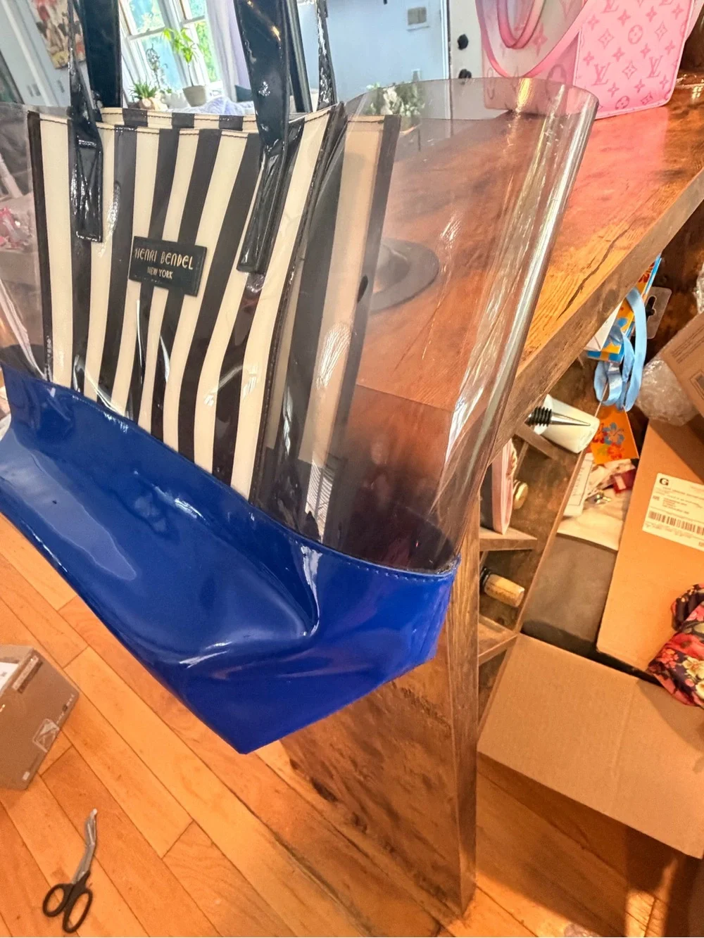 henri bendel clear tote