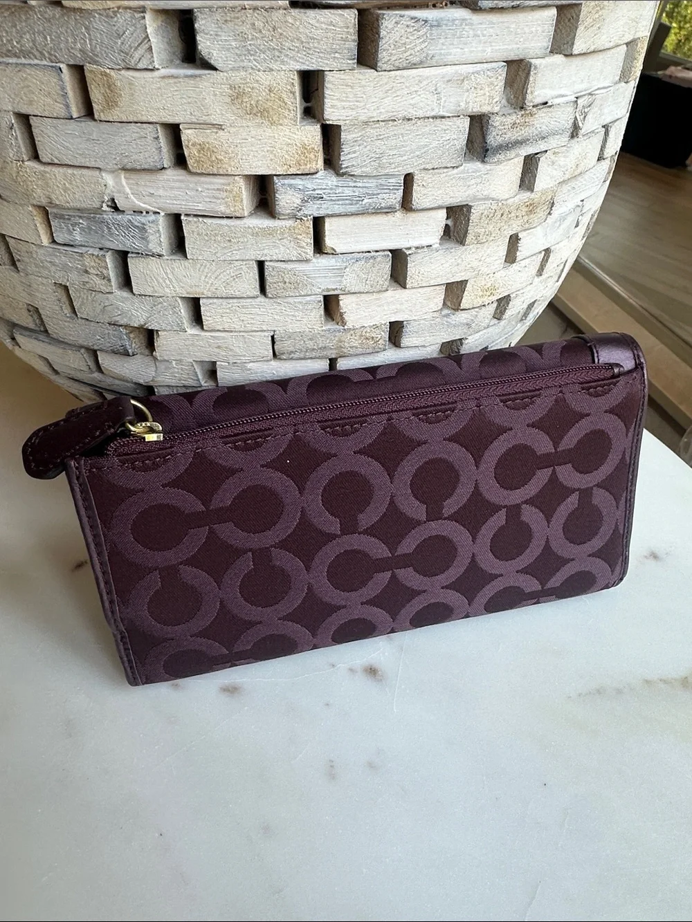 Coach continental wallet