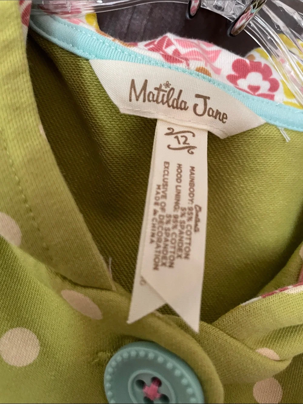 Matilda Jane lightweight hooded
