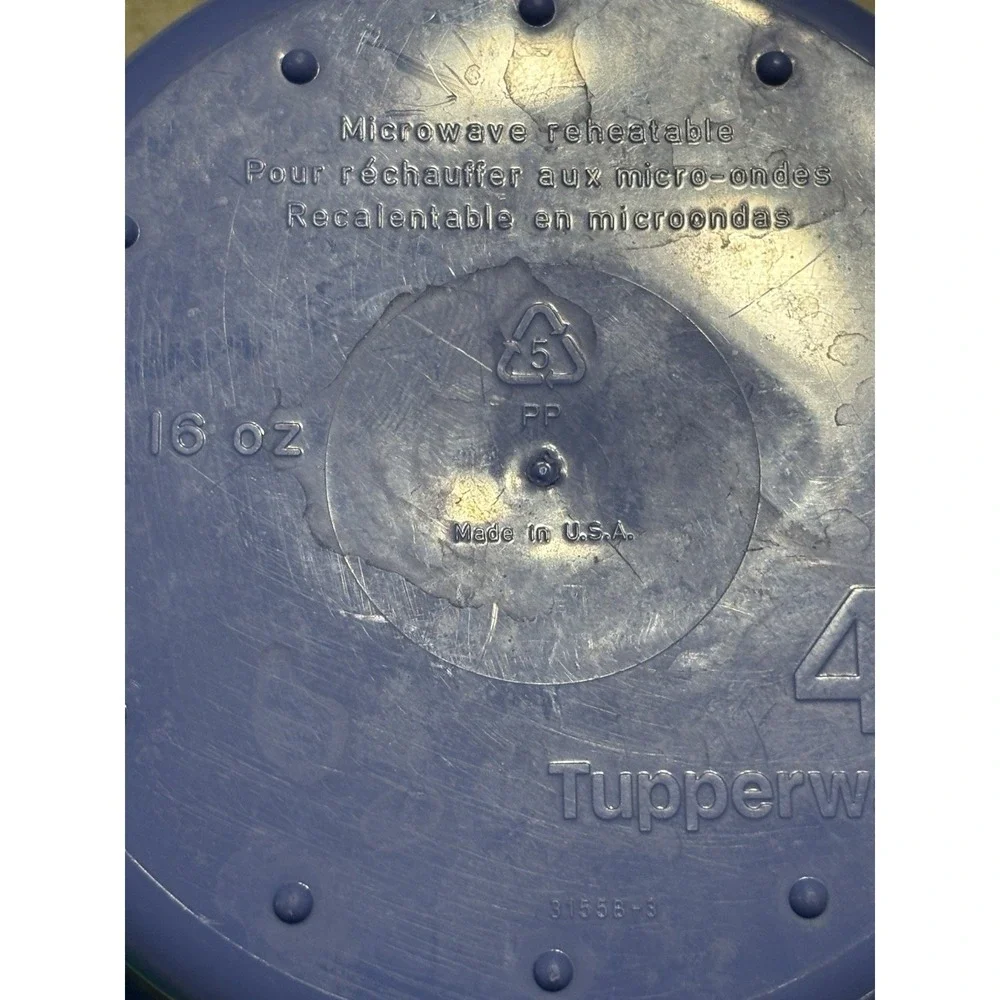 Tupperware containers preowned