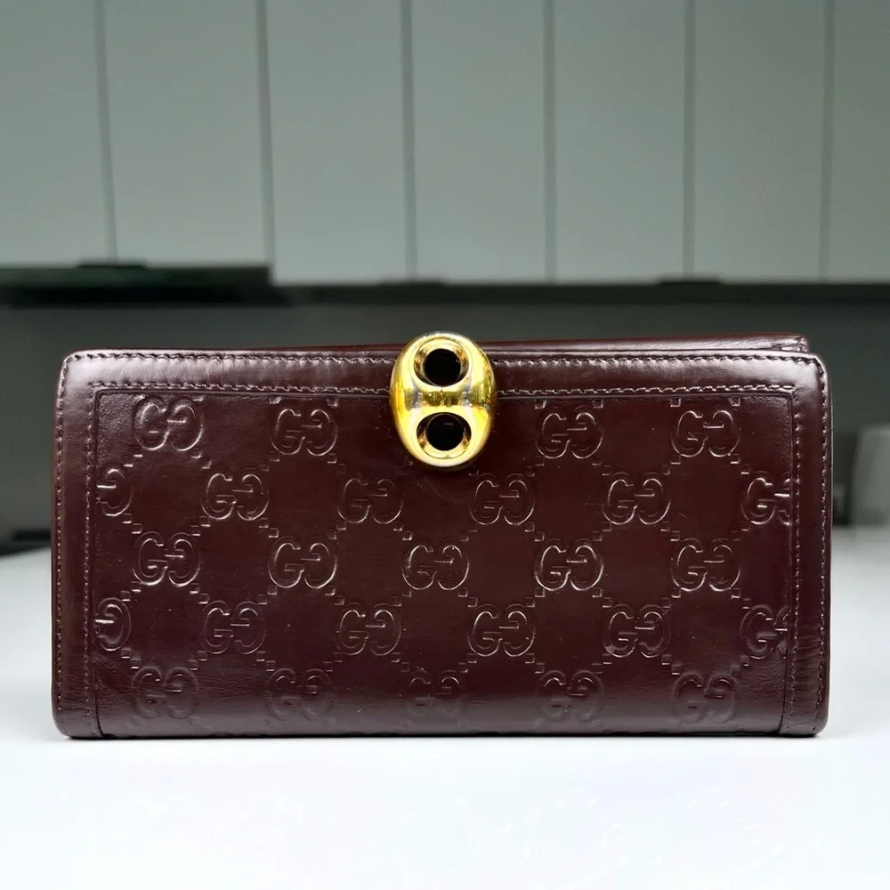 Gucci Brown Leather Wallet