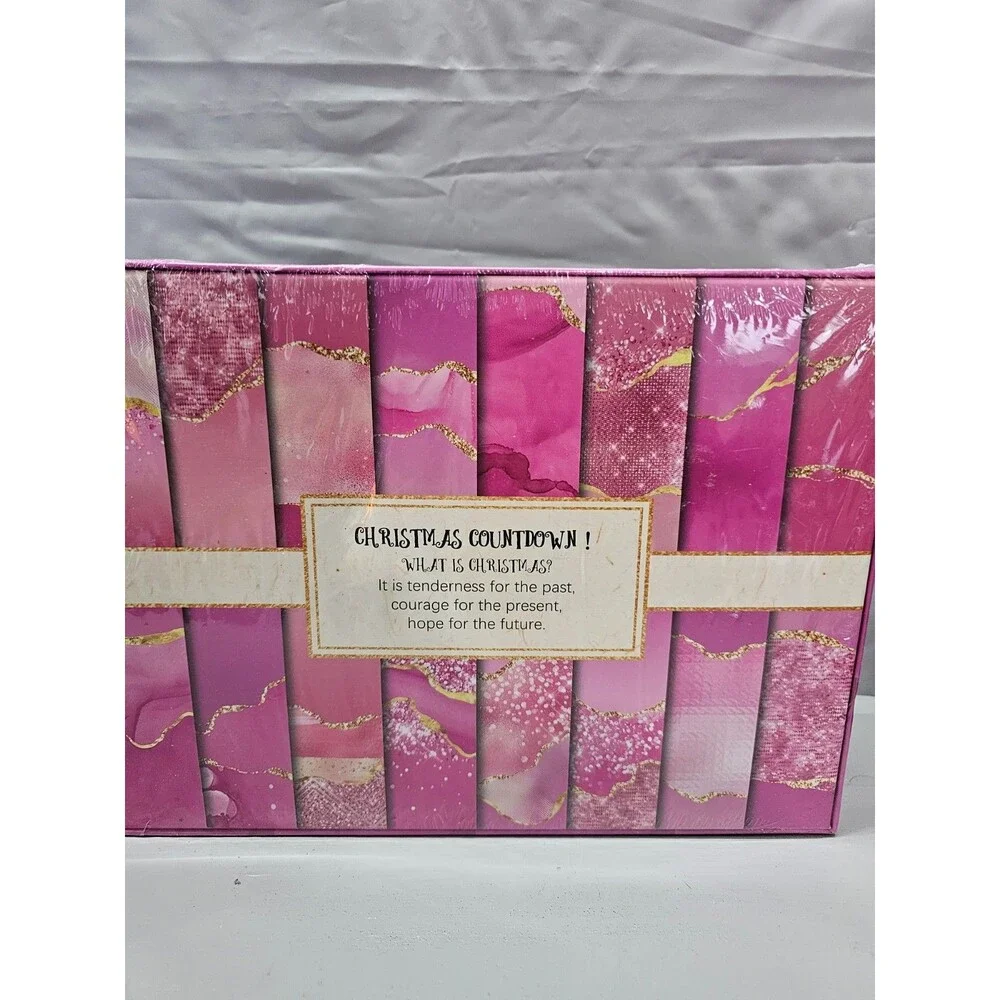 Pink Christmas Gnome Advent Calendar Puzzle 1008 Piece 24 Day Sealed
