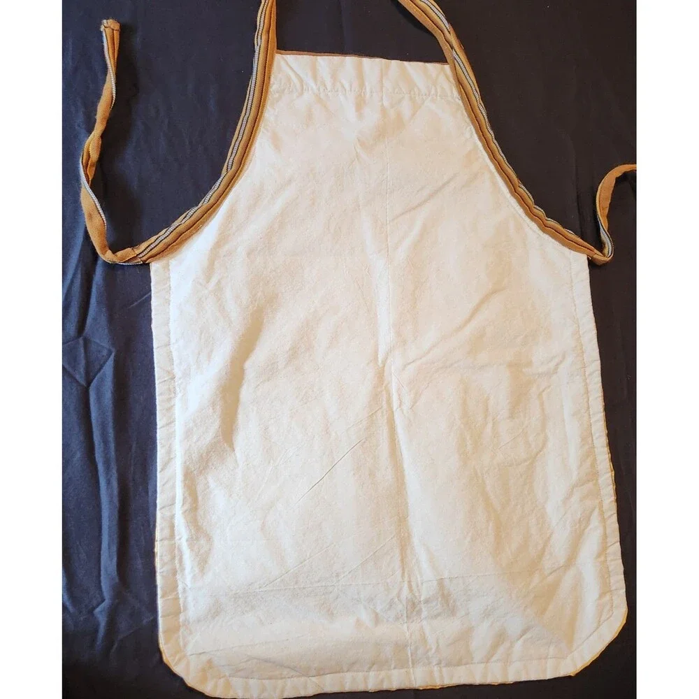 Unique Southwest Bib-style Apron With Front Pockets  Measurements In Photos