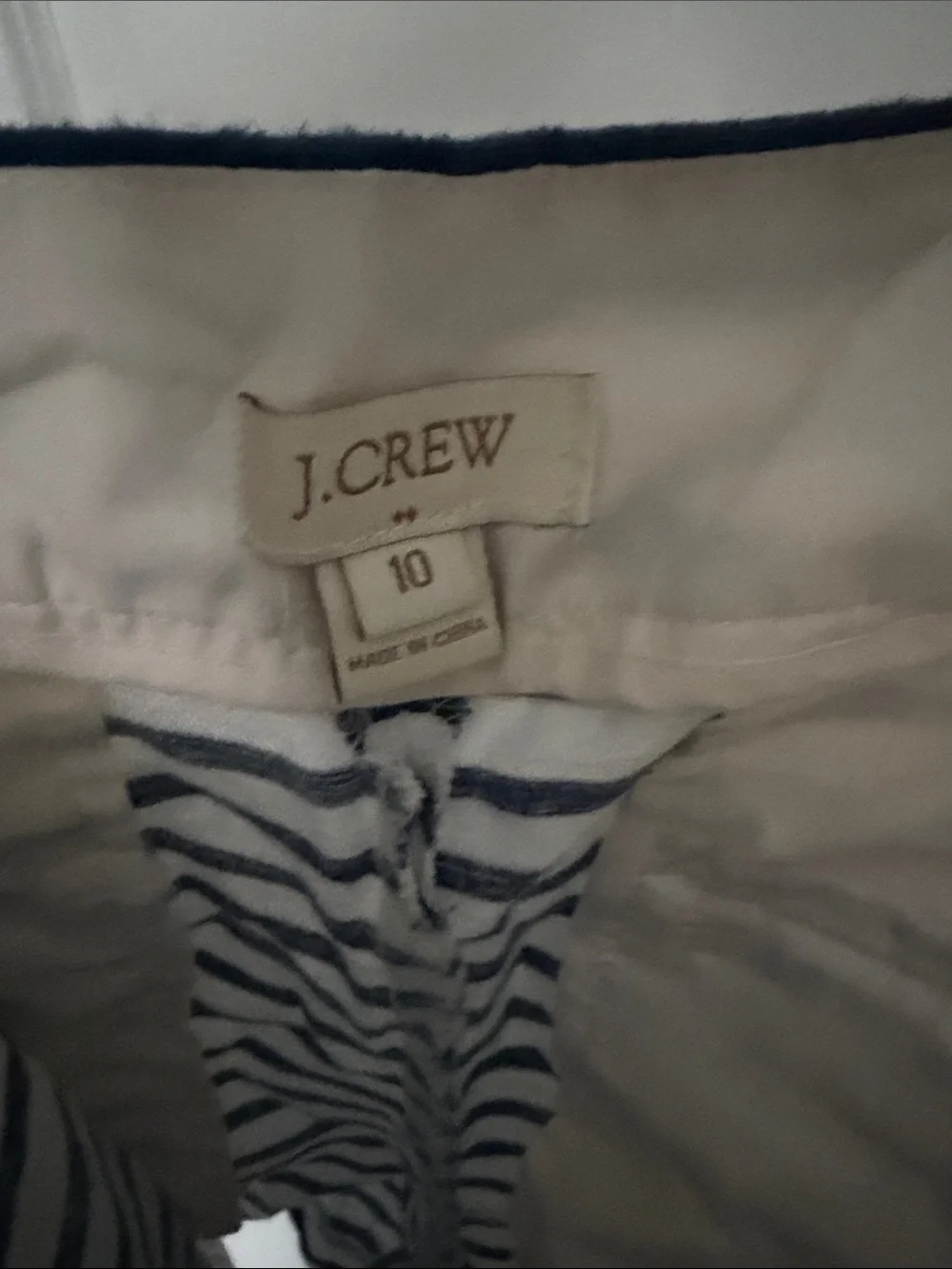 J. Crew high waist