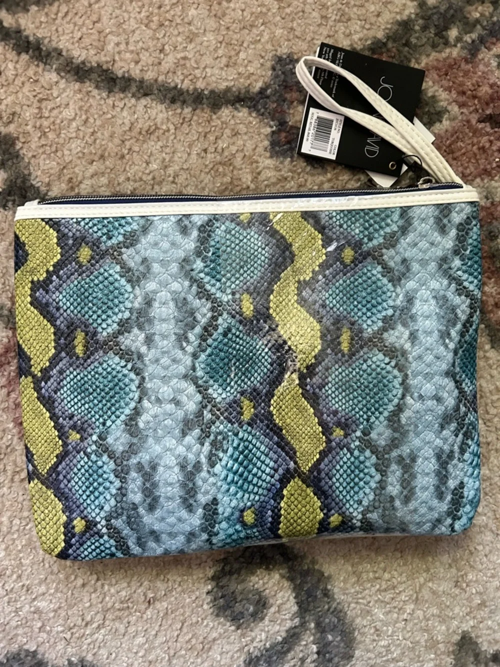 Joan & David closure bag comes