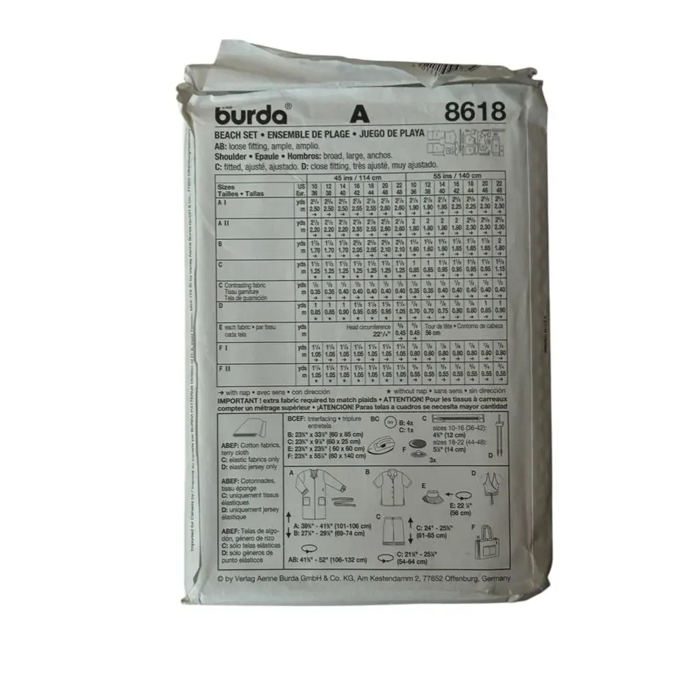 Burda colors may