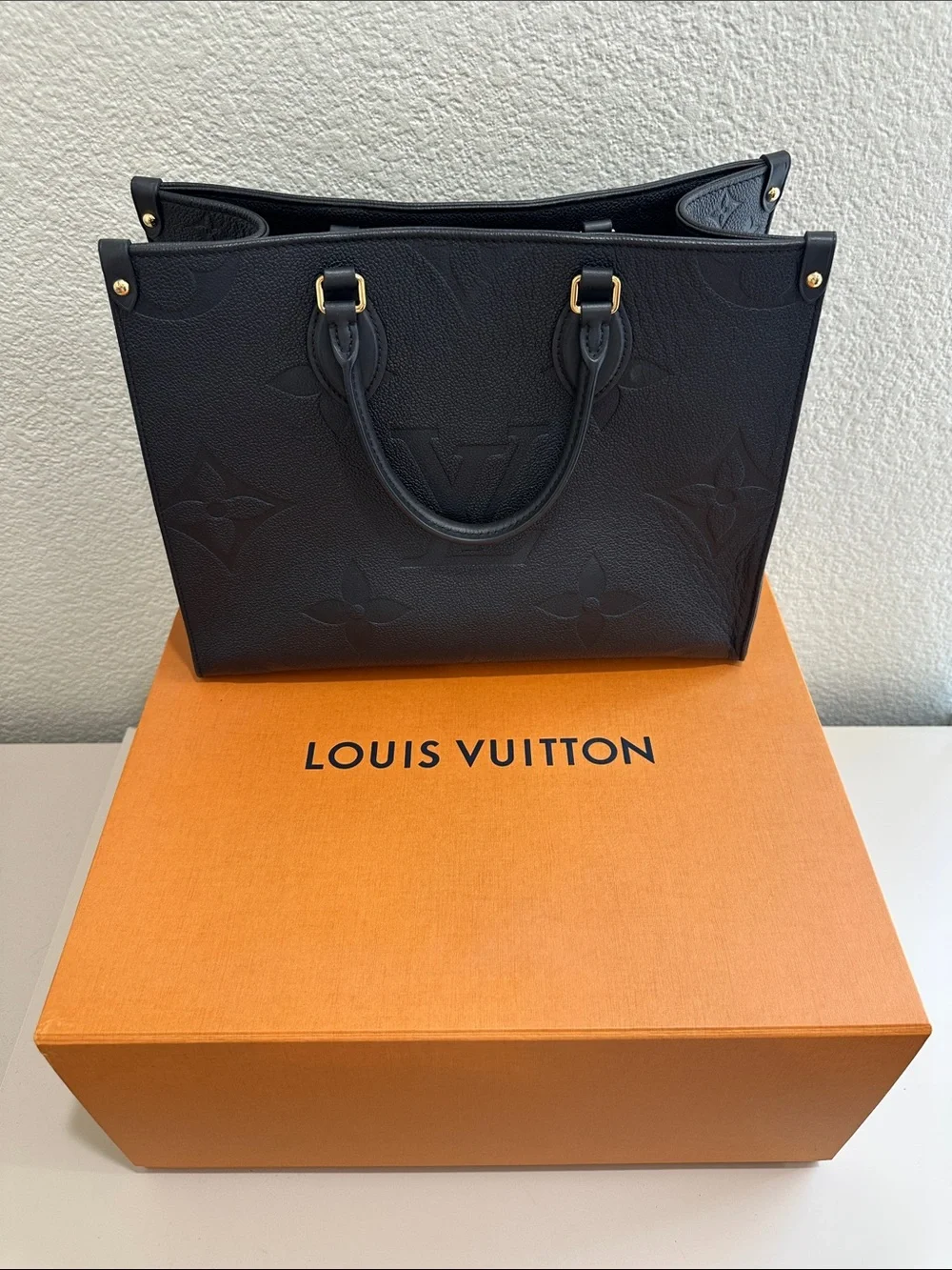 Louis Vuitton structured tote