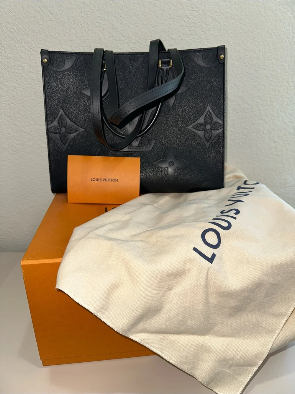 Louis Vuitton structured tote