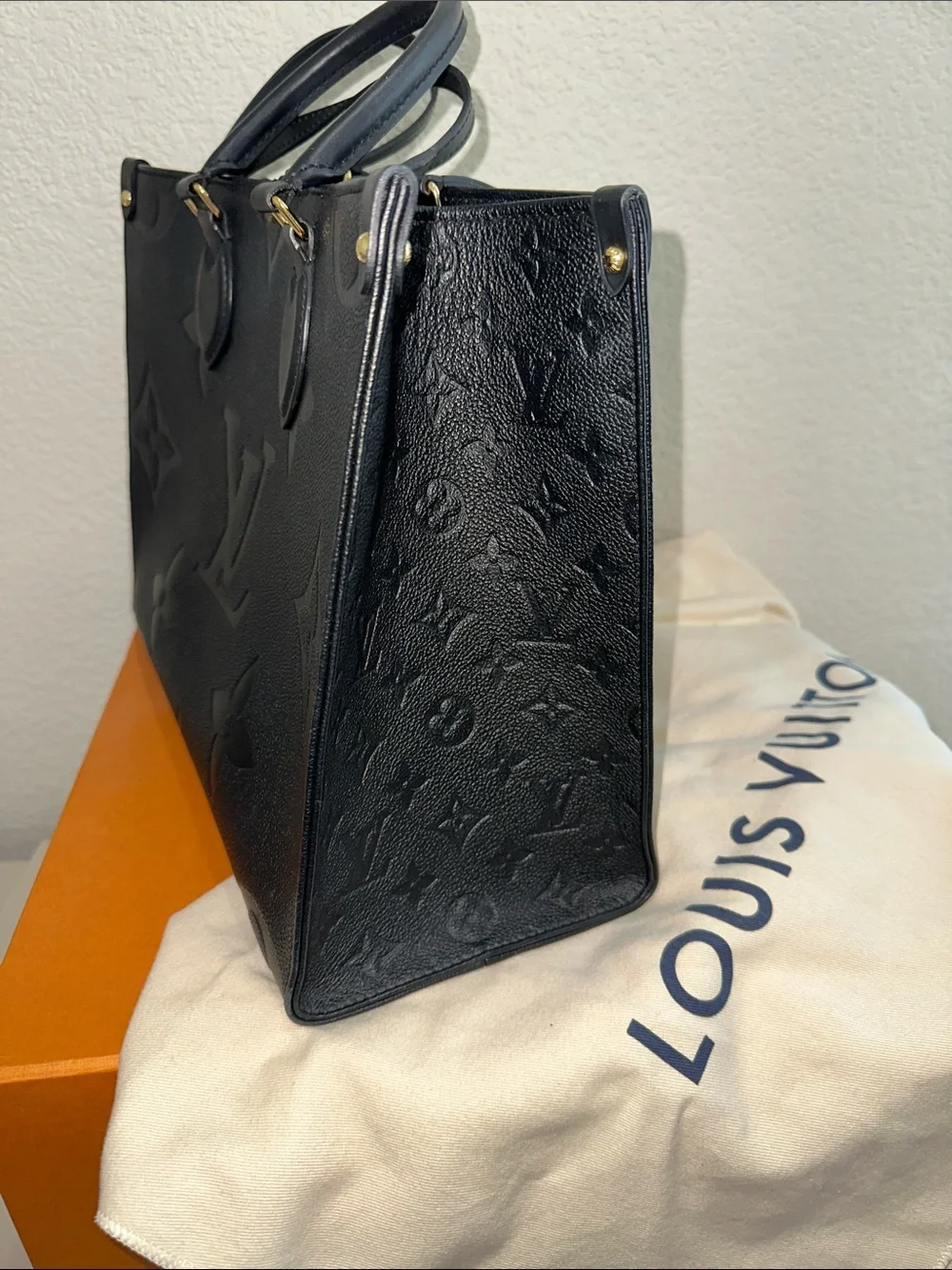 Louis Vuitton structured tote