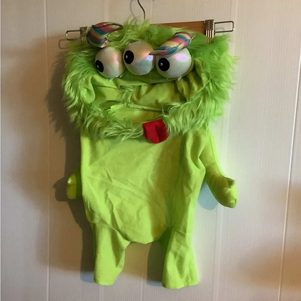 Casual Canine Lime Green Furry Monster Costume