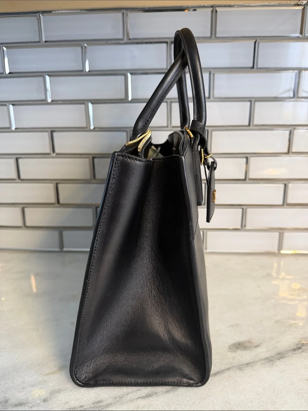 Louis Vuitton structured black