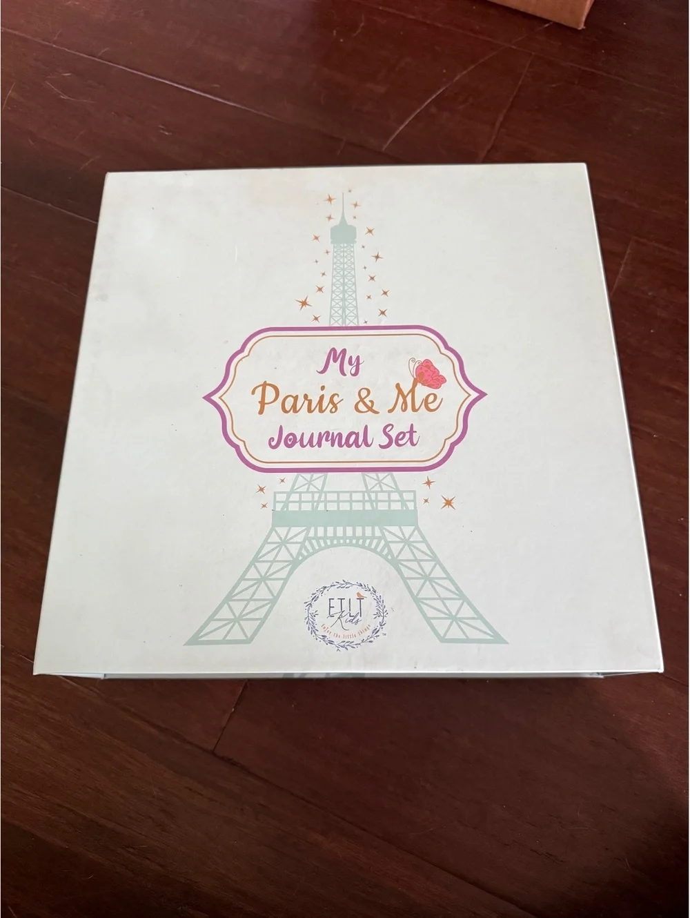My Paris & Me Journal Set with Lock, Keys, Stickers, Pen, Bracelet, and Tote Bag