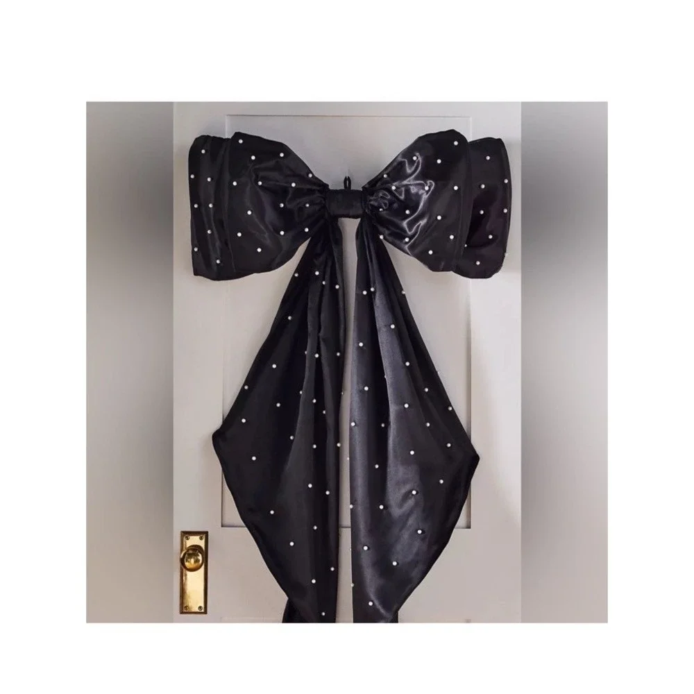 Anthropologie pearled satin
