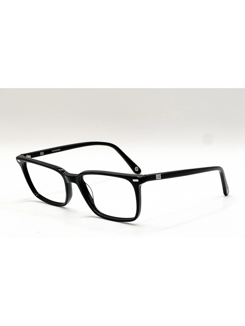 Muse 39-P9488 Shiny Black Rectangle Authentic Eyeglass Frames 54-17-145