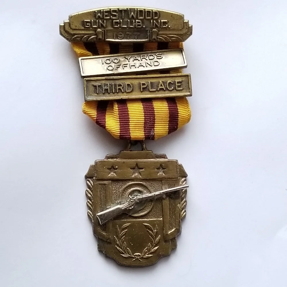 Vintage award medal