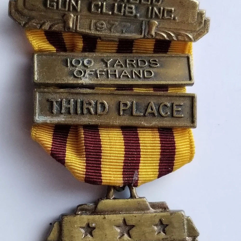 Vintage award medal