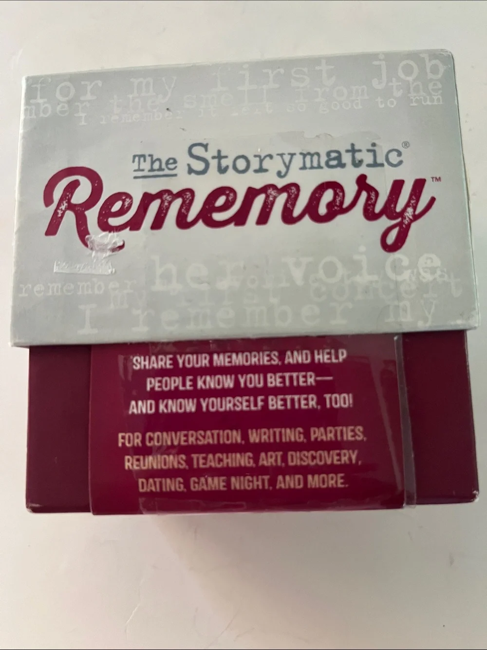 Remember Storymatic card game