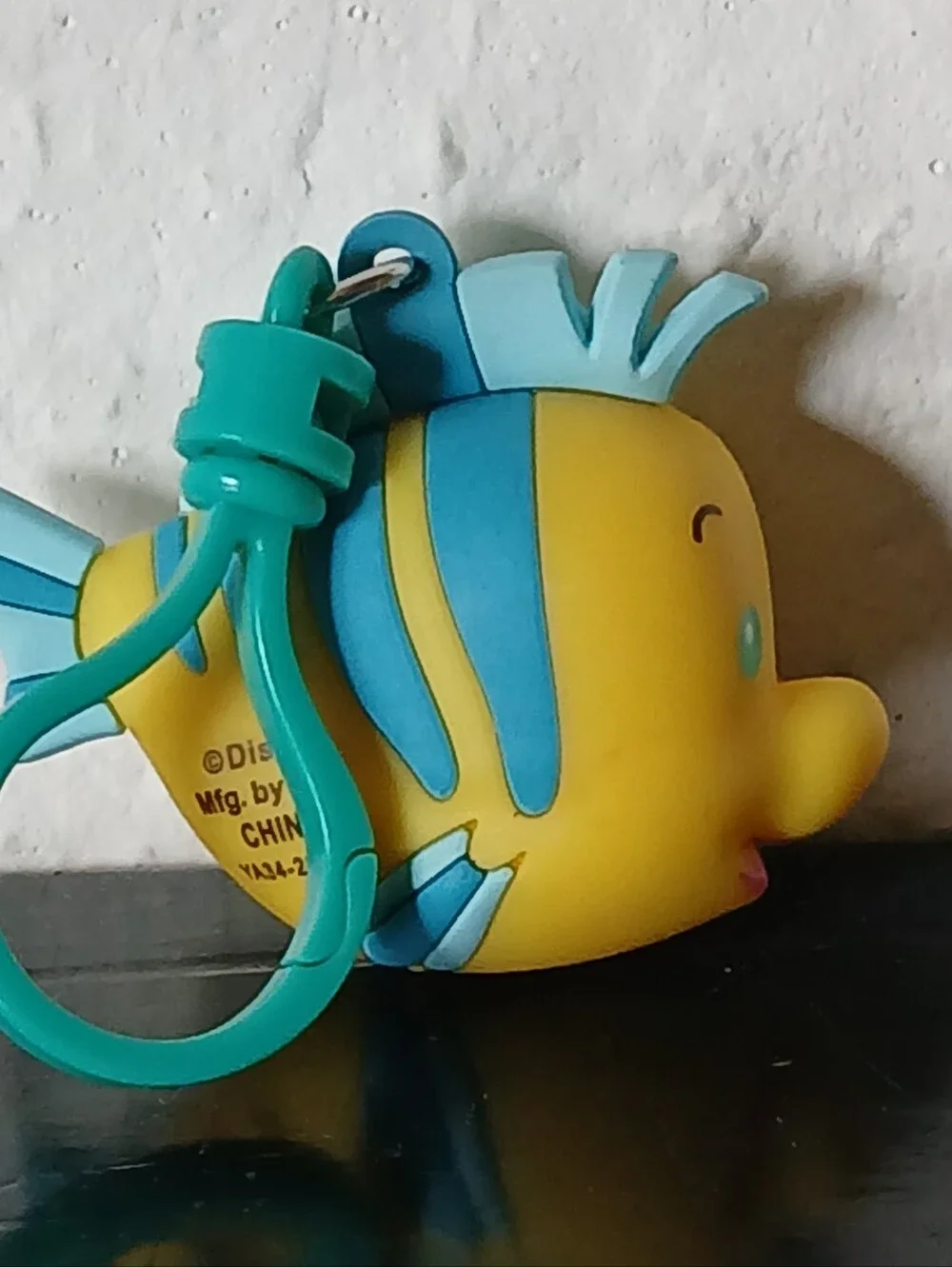 The Little Mermaid Flounder 3D Bag Clip