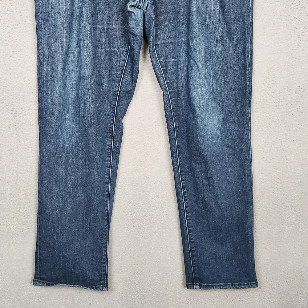 Banana Republic Travel Jean SL Jeans Mens 34x30 Blue Slim Straight Actual 34x29