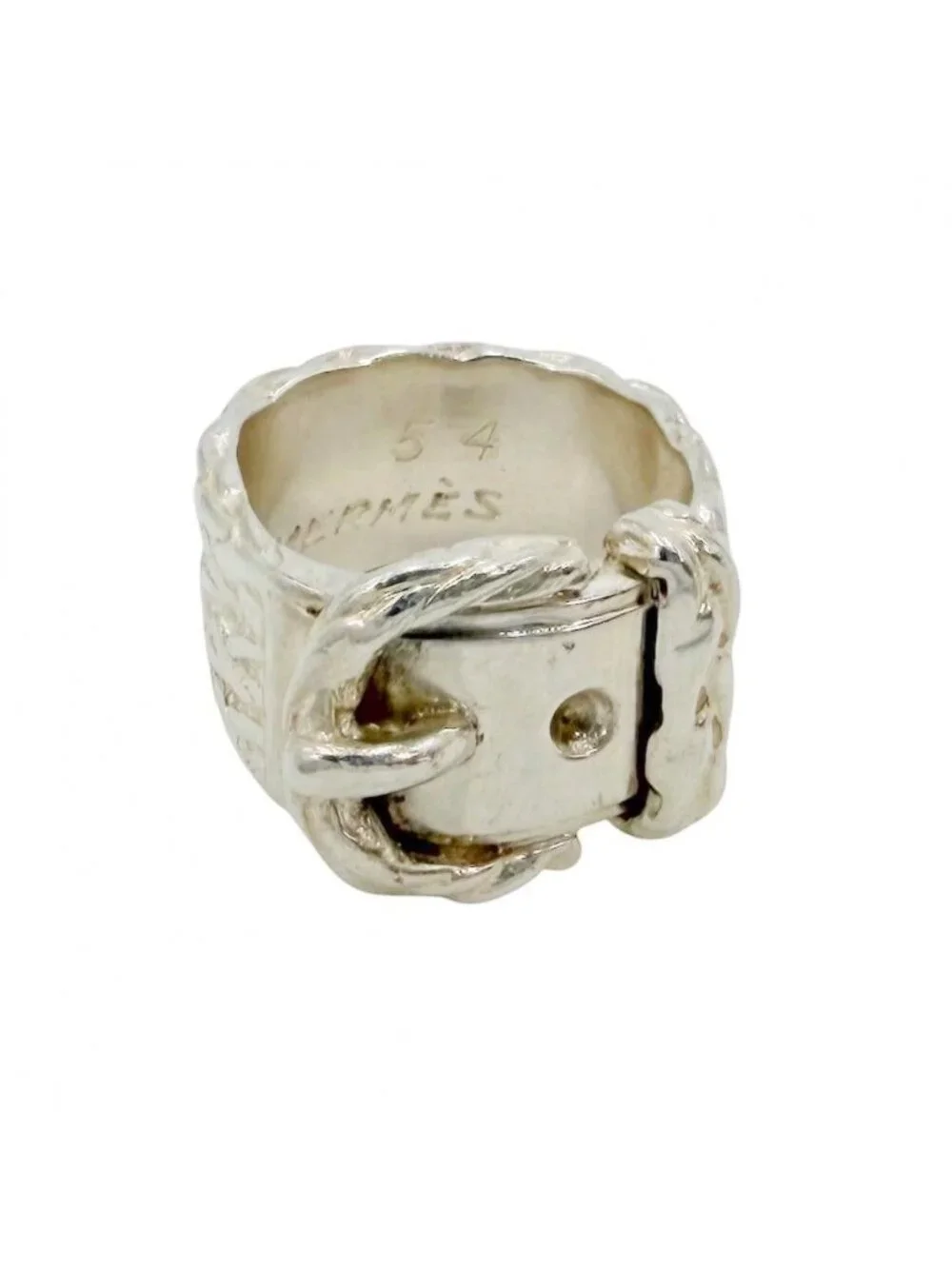 Hermes Ring Diane Vintage 54 925 Sterling Silver