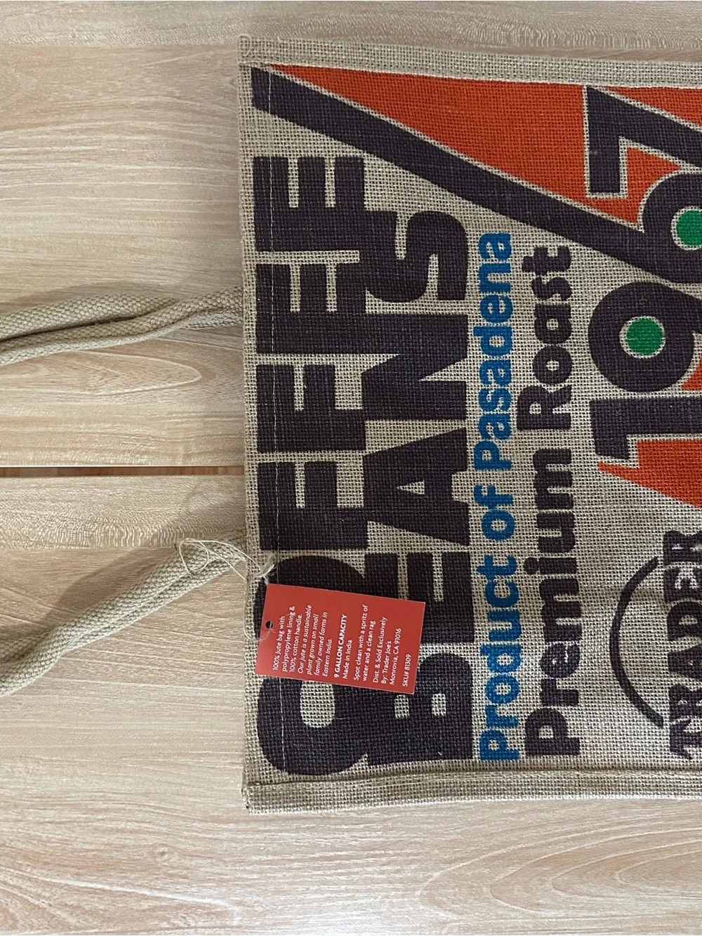 Trader JoeS sturdy jute